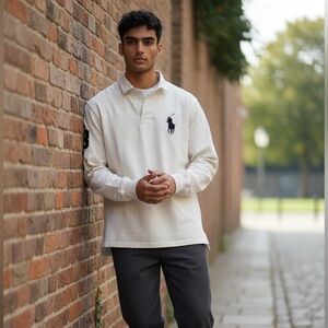 Ralph Lauren men’s vintage Rugby shirt size L